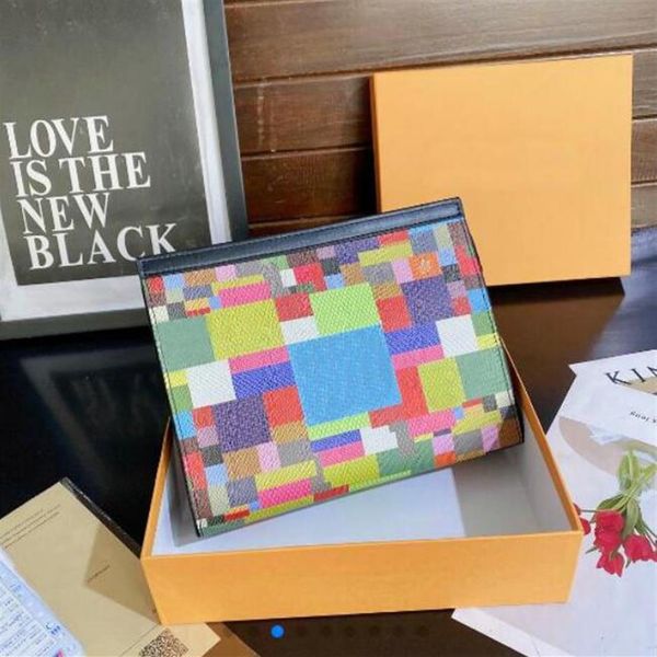 

2022 travel toiletry pouch 26 cm designer protection makeup clutch women genuine leather waterproof designer cosmetic 198b