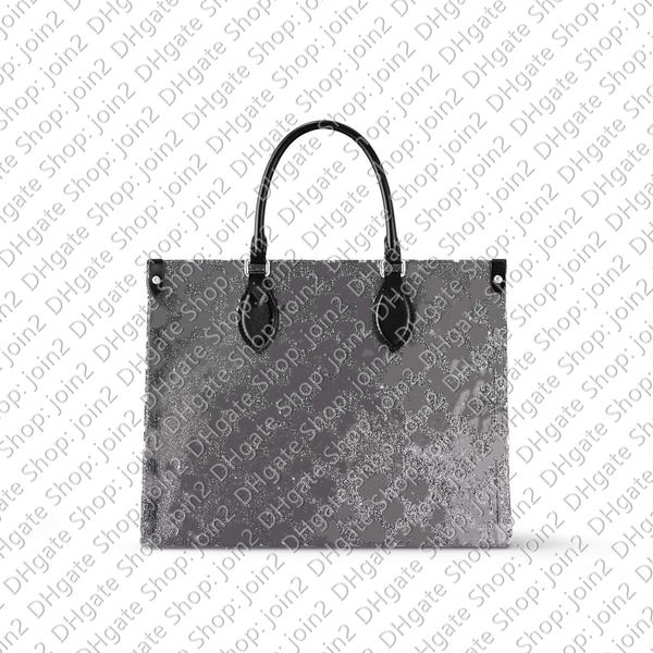 

m46448 onthego mm tote bag designer handbag purse shopping beach bag