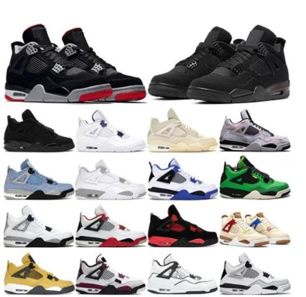 

violet ore 4 jorden4s mens womens basketball shoes jumpman jorda 4 airness jorden 4s midnight navy cactus jack iv retro black cat pink with