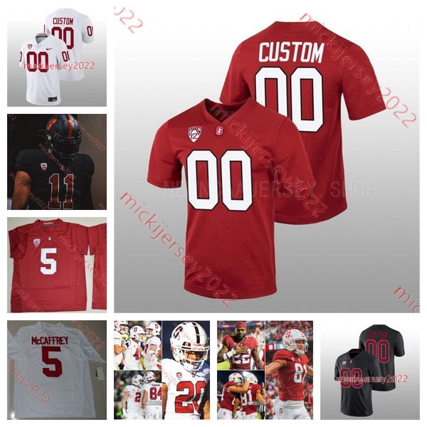 

custom stanford cardinal football jersey 29 terian williams 33 alaka'i gilman 24 patrick fields 30 elic ayomanor 92 lance keneley 6 nic, Black
