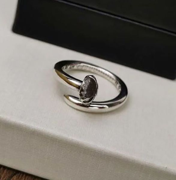 

fashion charm ring for mens and women trend personality punk cross style lovers gift hip hop jewelry with box nrj2023, Silver