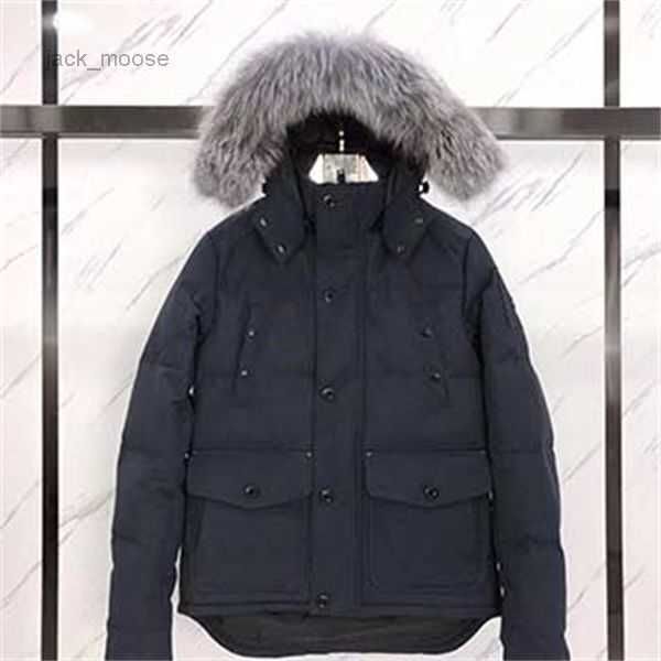 

men's down parkas jackets winter mens outdoor coat jacket casual hooded moose coats outerwear man warm men puffer doudoune outwear bomb, Black