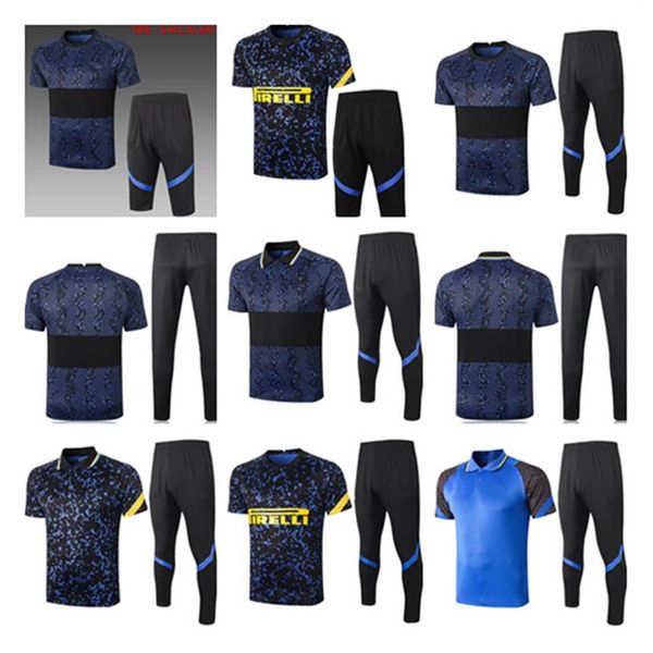 

2021polo shirt eriksen lautaro hakimi jacket lukaku soccer training suit barella survetement football tracksuit jogging chandal289d, Black