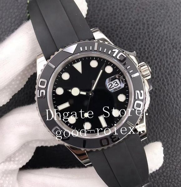 

42mm watches ceramic bezel mens automatic cal.3235 movement watch men yellow gold vs rubber luminous eta vsf dive 904l steel 72 hour power r, Slivery;brown