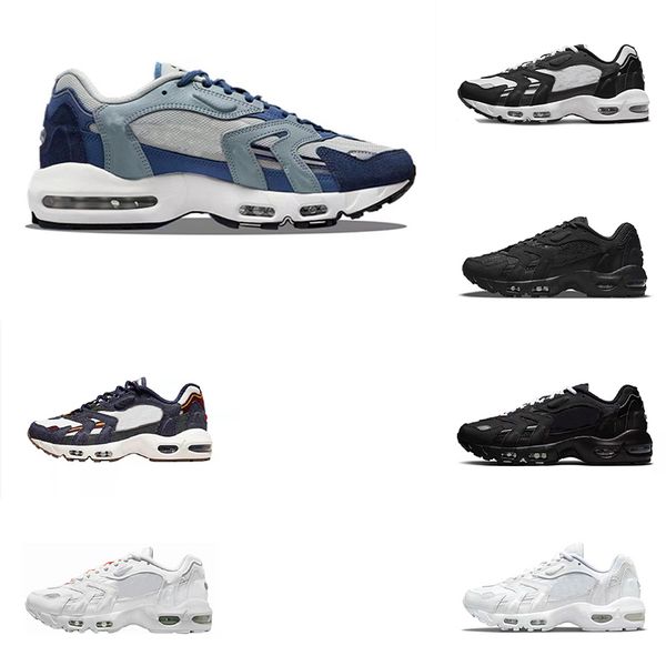 

2023 96s max ii mens 96s running shoes triple black white bright mango summer pastels blackened blue usa vibes beach men women trainers spro