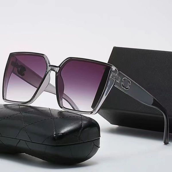 

luxurious designer channel sunglass chanei mens womens sunglasses fashion eyewear sunshade crystal shape sun full package lunette purple, White;black