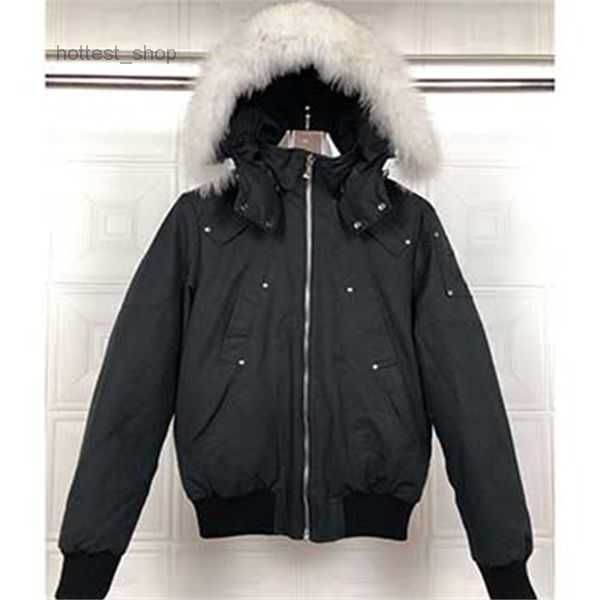 

men's down parkas jackets winter mens outdoor coat jacket casual hooded moose coats outerwear man warm men puffer doudoune outwear bomb, Black