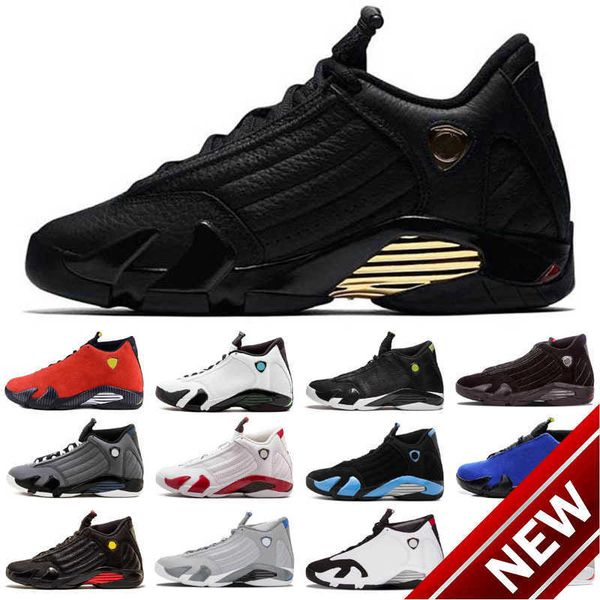 

2023 high basketball shoesmens outdoor shoes jumpman x 14 hyper royal 14s satin university gold red desert sand trai