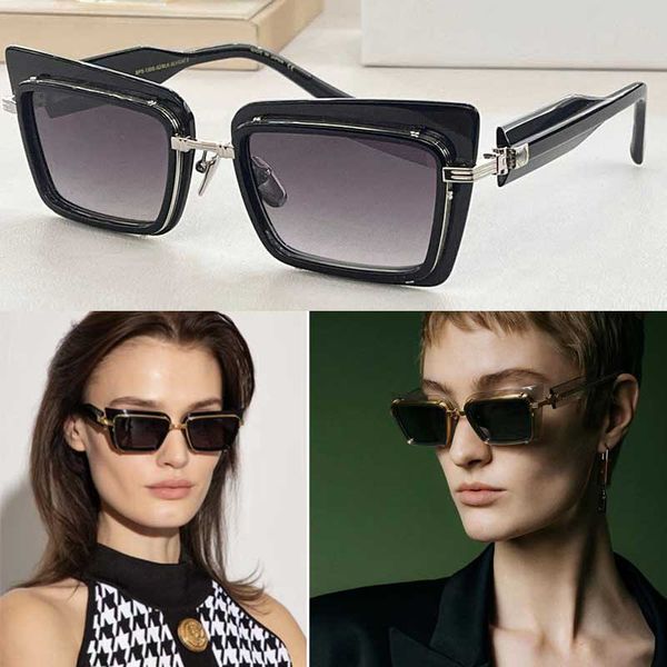 

black sunglasses large square admirable glasses bps130 fashion brand avant-garde style mens and womens designer glasses band box bps-130, White;black