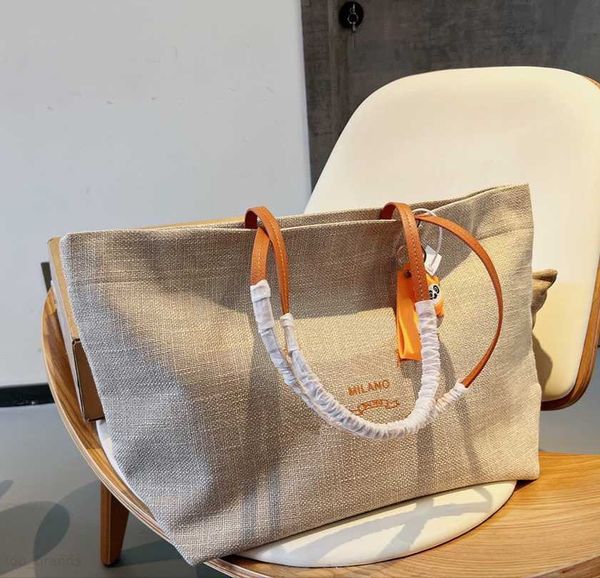 

luxury shopping bags women totes handbag designer canvas bag fashion letter printing classic shoulder bag with small pendant large capacity