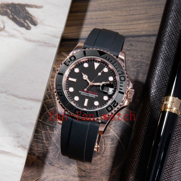 

2023 qc automatic movement watch 40 rose gold watch 126655 w009567, Slivery;brown