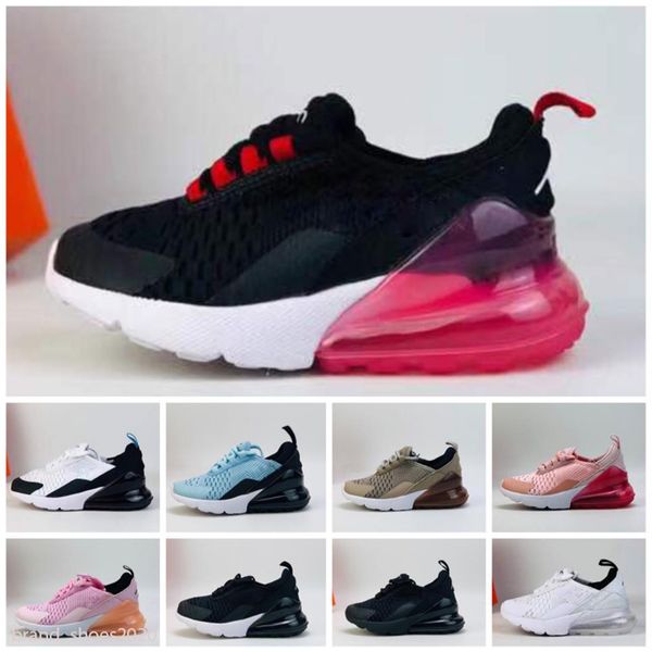 

2021 kids athletic shoes children basketball shoes wolf grey toddler sport sneakers for boy girl toddler248y, Black