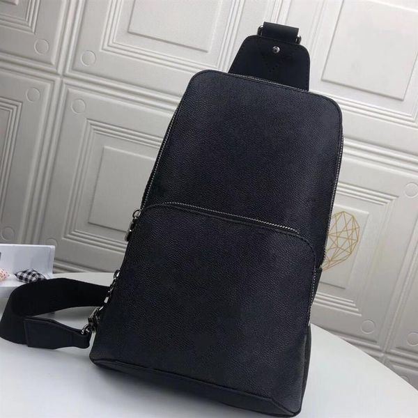 

n41719 avenue sling chest bag men casual sporty crossbody fanny pack n41720 male classic embossed leather canvas shoulder bags264l