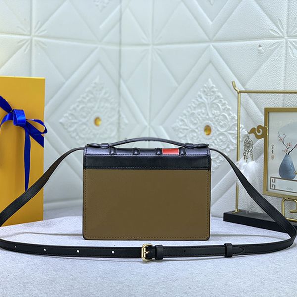 

book chain wallet handbag women crossbody bags flip handbags purse classic old flower bag genuine leather letter m81830
