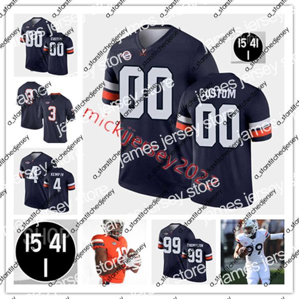 

american college football wear american college football wear mens custom stitched virginia cavaliers football jersey bryce carter keytaon t, Black