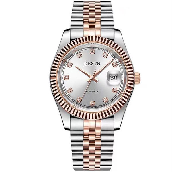 

man designer watch automatic mechanical watches 36 41mm stainless steel luminous waterproof lady watch couples style classic wrist2377, Slivery;brown