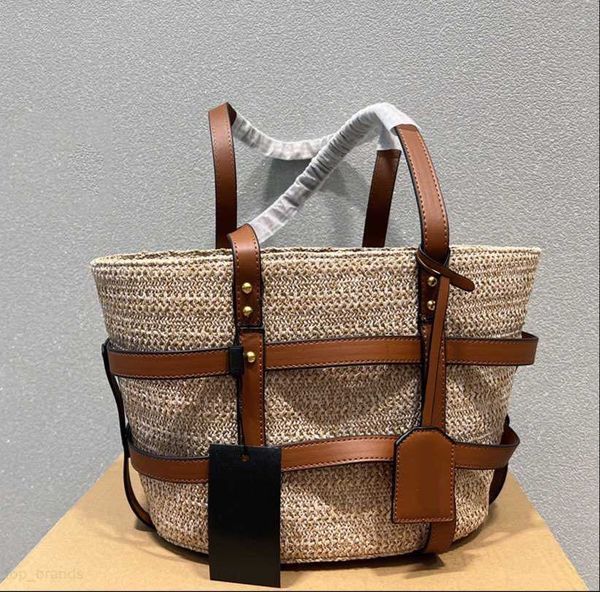 

classic straw shoulder bags designer women shopping bag luxury handbag large capacity two colors good