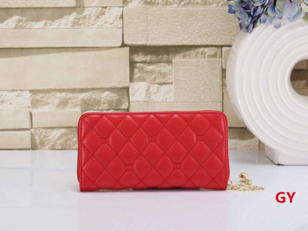 

2023 new luxury brand wallets small fashion ladies leather red pink purse black women lady coin card bag for female purse money clip wallet, Red;black