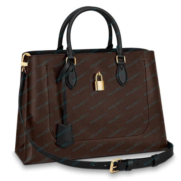 

fashion bags purses handbags floral letter lock women totes bag shoulderbags209l
