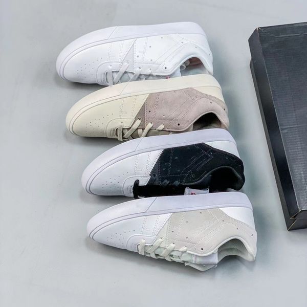 

new designer sandals classic low-casual shoes vintage men sneakers flat heel white mixed clour lace-up letter outdoor light luxury brand rou, Black