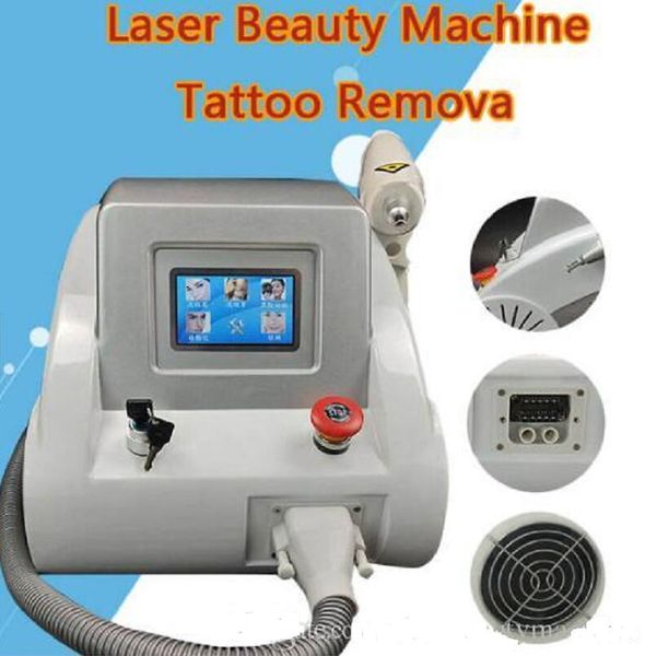 

powerful pigment removal laser 1064nm 532nm 1320nm nd yag laser eyebrows tattoo remove system lazer machine skin rejuvenation carbon peel, Black