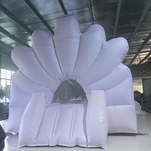 

6x8ft purple bouncy house pvc inflatable bouncy castle indoor kids bouncers children jump area and slidewith blower air ship