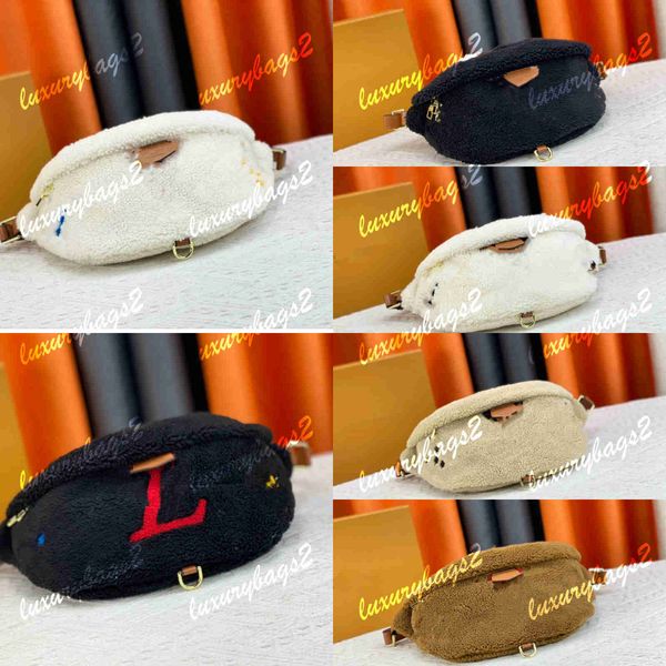 

bumbag waist bag designer luxury designers pocket purse m43644 genuine leather 6 colors with embossed logo 37cm messenger bags luxurys desig