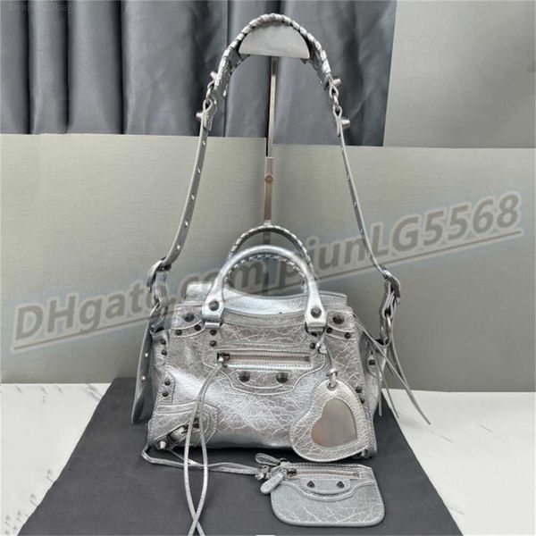 

genuine motorcycle bag women's luxury fashion shoulder cool girl crossover pink mini wax black silver pin white bag women handbag purse