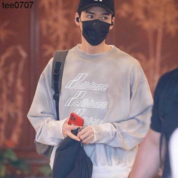 

dress shoes we11done autumn and winter new 3m reflective bullet screen letter spray painted round neck long sleeve sweater size xl, Black