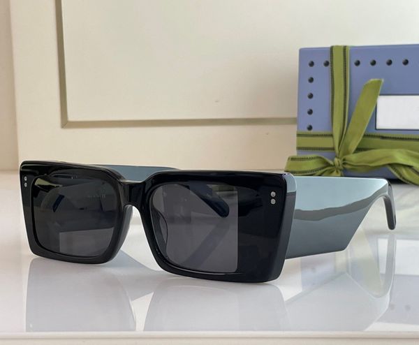 

fashion designer 0543 sunglasses for women wide multicolor patchwork legs square glasses outdoor trendy versatile style anti-ultraviolet pro, White;black
