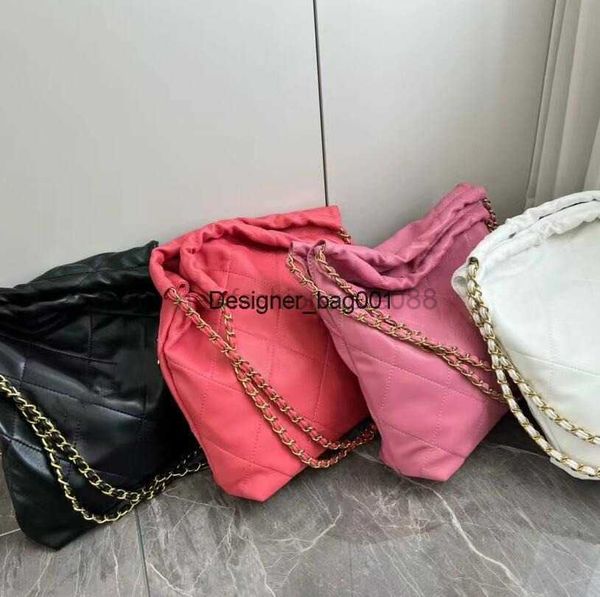 

leather simple womens chain totes rhombus lattice large capacity draw