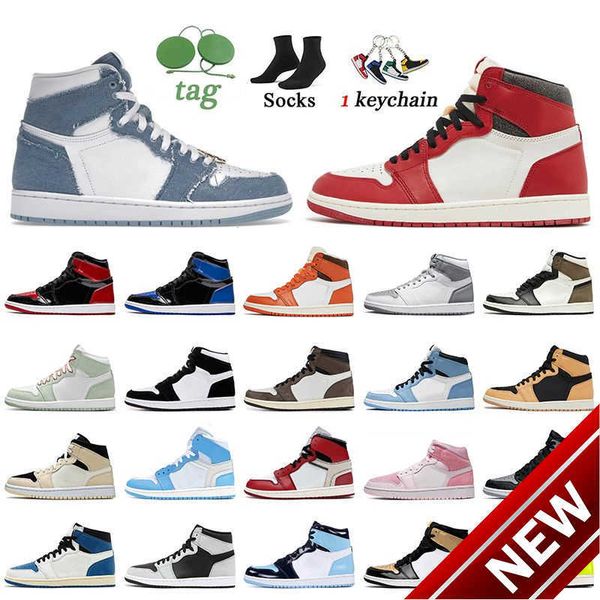 

2023 high basketball shoesdenim 1s shoes starfish 1 og lost and found jumpman taxi women mens trainers white univers