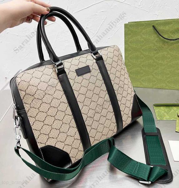 

men briefcases casual briefcase designer handbag with double letter printing single shoulder bag large capacity document cross body computer