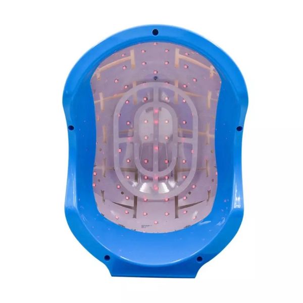 

laser irradiation points 678nm gold wavelength laser hair growth care regrowth helmet instrument, Black