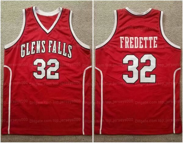 

custom jimmer fredette #32 high school basketball jersey throwback red sewn any name number size s-4xl, Black