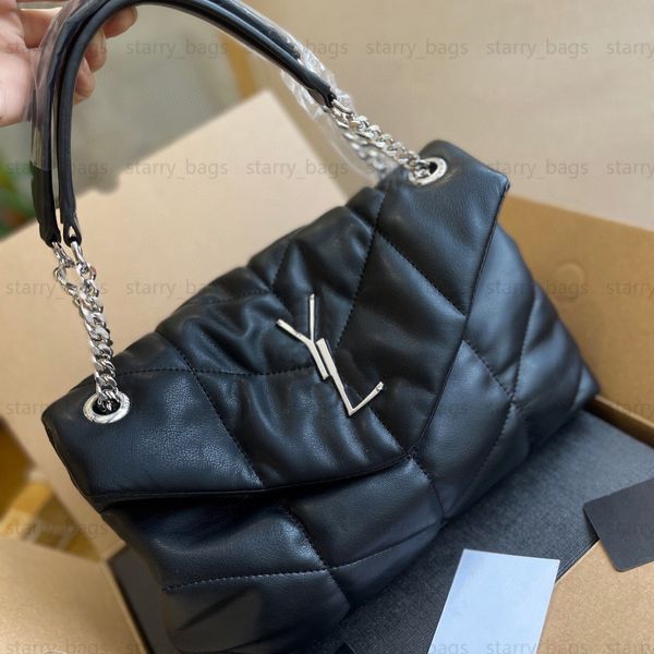

fashion handbags shoulder messenger bag totes luxury designer bags gold silver metal chain womens handbag genuine leather bag flip cover gri