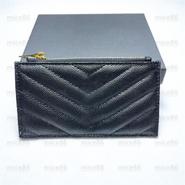 

genuine leather purse card holder lambskin wallet men famous women's holders luxurys designer fashion coin handb264l, Red;black