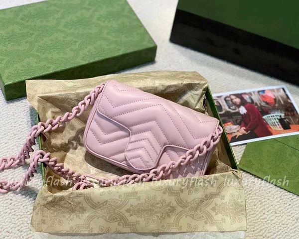 

22ss designers crossbody bags shoulder bag for women luxurys classic letters tote handbags mini belt purse macaron color