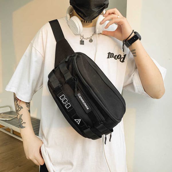 

evening bag men chest bag large capacity shoulder crossbody s street hip hop fan