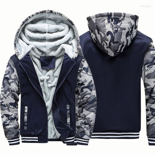 

men's hoodies men thick warm lined full zip up pullover fleece sportwear hoodie sweatshirt winter coat mens streetwear black 4xl 5xl