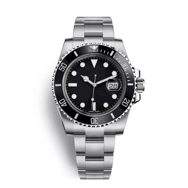 

high-quality watch 116610 men watch teel stainless automatic mechanical watch fashion simple style sport waterproof wristwatch 40m264w, Slivery;brown