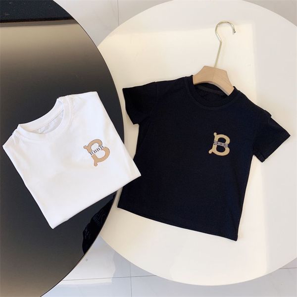 

Designer Baby Kids Short Sleeve Tees Tops Baby Boys Luxury Shirts Girls Fashion Letter Tshirts Chilsrens Casual Letter Printed Clothes, White