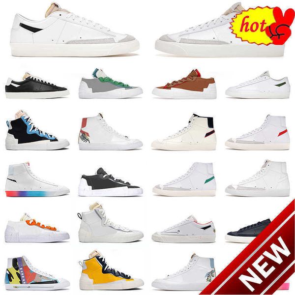 

2023 high basketball shoes2023 shoesblazer mid 77 vintage low men women casual shoes lucid green lx white magma oran
