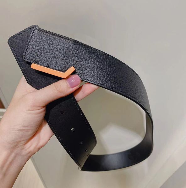 

men belts leather men's and women's fashion belts double-sided flower business needle buckle 9151, Black;brown