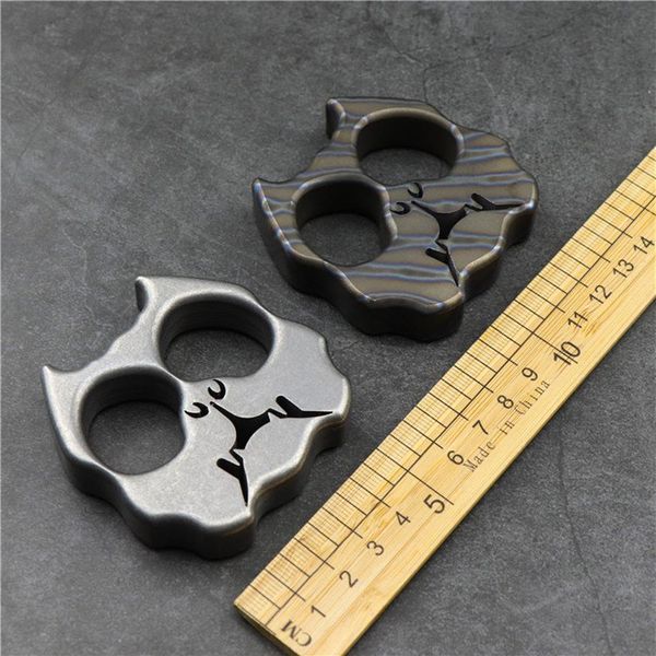 

new tc4 titanium alloy dog finger tiger fist finger tactical self defense combat window breaker outdoor survival edc tool212u