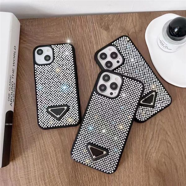 

Phone Case Luxury Glitter iPhone cases 14 Pro max case 13PRO 13 12PROMAX 12 11 Fashion Designer Bling Sparkling Rhinestone Diamond Jewelled, Style 1