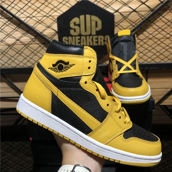 

men women jumpman 1 basketball shoes black phantom genuine leather retros 1 basketballs sneakers chicago luxury outdoor sports shoe designer