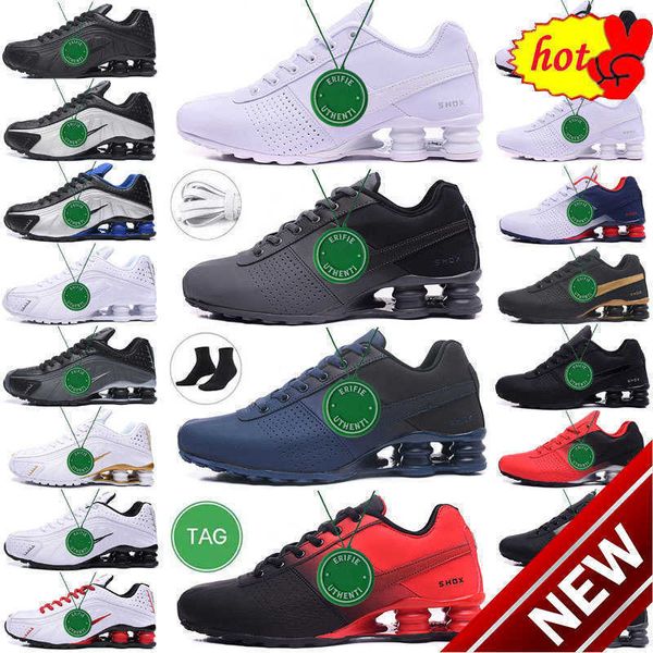 

2023 high basketball shoes2023 shoesmens running shoes triple white silver red platinum men shox avenue 803 301 deli