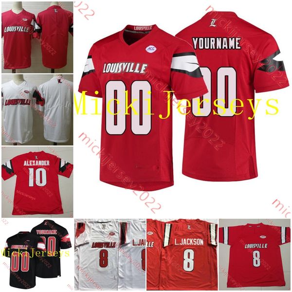 

custom louisville cardinals football jersey 11 dorian jones maurice turner nate kurisky tj quinn renato brown dezmond tell josh minkins mens, Black