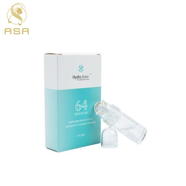 

hydra 64 pin micro needle titanium tips 1mm derma needles skin care bottle stamp serum injection reusable tool